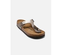 Birkenstock - Clogs & Pantoletten Gizeh Birko Flor - Regular - Gold und Bronze - Größe 40