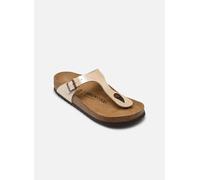 Birkenstock - Clogs & Pantoletten Gizeh Birko Flor - Regular - Silber - Größe 37