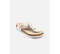 Birkenstock - Clogs & Pantoletten Gizeh Flowers Embellishment - Regular - Weiß - Größe 40