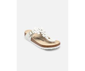 Birkenstock - Clogs & Pantoletten Gizeh Flowers Embellishment - Regular - Weiß - Größe 40
