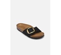 Birkenstock - Clogs & Pantoletten Madrid Big Buckle Nubuck - Narrow - Schwarz - Größe 37