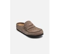 Birkenstock Loafer aus echtem Leder Modell 'Naples' in Dunkelbraun, Größe 40