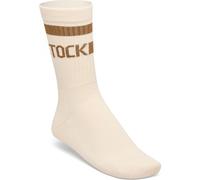 Birkenstock Cotton Crew Stripe eggshell/mink (12293) 39