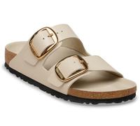 Birkenstock Damen Arizona Big Buckle Naturleder Lack High-Shine Oyster : 37