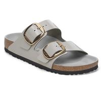 Birkenstock Damen Arizona Big Buckle Naturleder Lack High-Shine Stone Coin : 39