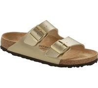 Birkenstock Damen Arizona Birko-Flor Sandalen gold 37