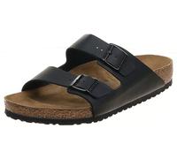 Birkenstock Damen Arizona Birko-Flor Weit Pantoletten, Schwarz, 45 EU