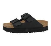 Birkenstock Damen Arizona Grooved Black Veg, Birko Flor FLIP Flops
