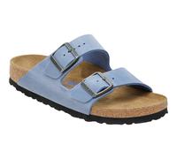 Birkenstock Damen Arizona Soft Natural Leather Oiled Sandale (Größe 37, blau)