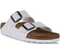 Birkenstock Damen Arizona White, Birko Flor FLIP Flops, 36 EU Schmal