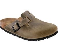 Birkenstock Damen Boston Natural Leder Oiled Sandalen braun 41