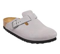 Birkenstock Damen Boston Suede Leather Sandalen (Größe 39, weiss)