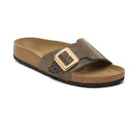 Birkenstock Shiny Snake Sage Damen 39 Birkenstock Catalina Cushion Buckle