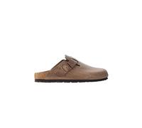 Birkenstock Boston Tabacco Braun Nubukleder geölt Schmal Braun EU37