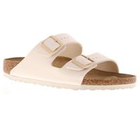 Birkenstock Pantoletten "Arizona BF" in Creme - Weite S - Größe 38 | Damen Pantoletten