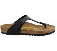 Birkenstock Gizeh Damen , Herren Zehentrenner Birko-Flor 39, Normal, black