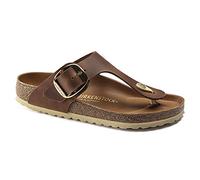 Birkenstock Damen Gizeh Big Buckle Zehentrenner, Braun (Cognac), 36 EU