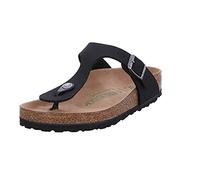 Birkenstock Gizeh Black Vegan 1020380, Größe + Weite:38, Farben:Schwarz