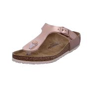 Birkenstock Damen Gizeh' Flip Flops, Electric Metallic Copper Schmal, 38 EU