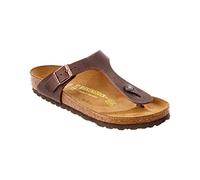 Birkenstock Damen Gizeh Oiled Leather Franca SFB Rv Sndcstl Nb, Habana, 37 EU