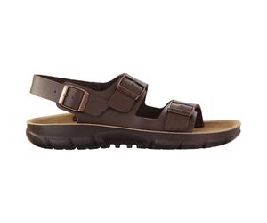 Birkenstock Damen-/Herren-PU-Sandale, Kano BF Dark Brown, 42