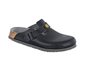 Birkenstock Damen-/Herrenpantolette 'Boston' ESD schwarz, normal 1 St Schuhe
