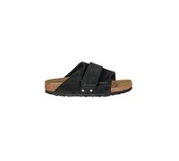 Birkenstock Damen Kyoto Suede Sandalen, Schwarz, 37