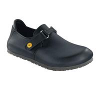 Birkenstock Damen LINZ Antistatische Schuhe, Naturleder, Schwarz, Größe 40, schmale Sohle