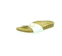 Birkenstock Madrid Birko-flor Narrow Pantoletten Für Damen In Beige 1015279-gpw Beige 38