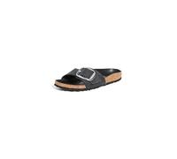 Birkenstock Damen Madrid Big Buckle Sandalen, Schwarz, 39-39 schmal, Schwarz, 37 EU