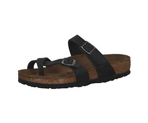 Birkenstock Damen Mayari Black, Oiled LeatherSandal