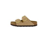 BIRKENSTOCK Arizona Big Buckle Sandale Aus Beigem Nubuk, Size: 36