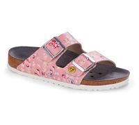 Birkenstock Damen Pantolette Arizona ESD Flower Field Rose 41