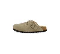 Birkenstock Damen Pantoletten BOSTON SHEARLING, taupe, Gr. 39EU
