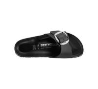 Birkenstock Damen Madrid Big Buckle Pantoletten, Black Oiled Nubuk, 41 EU