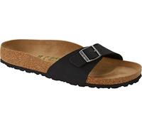 BIRKENSTOCK Damen Pantoletten Madrid vegan Birko-Flor black schwarz - 38/38.0