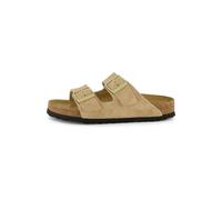 Birkenstock Damen Pantoletten Veloursleder ARIZONA, sand, Gr. 41EU