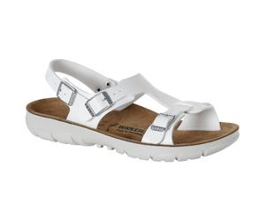 Birkenstock Damen-PU-Sandale, Saragossa BF White, 37