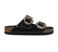 Birkenstock Damen Sandale Arizona Big Buckle Naturleder Lack normal Schwarz 39