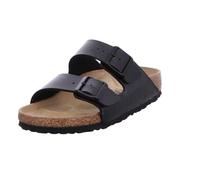 Birkenstock Damen Sandale Arizona Birko-Flor Embossed schmal Schwarz 36
