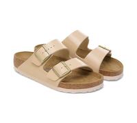 Birkenstock Damen Sandale Arizona Birko-Flor Patent normal Beige 41
