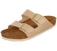 Birkenstock Damen Sandale Arizona Birko-Flor Patent normal Beige 43
