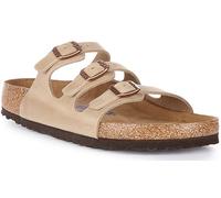 Birkenstock Damen Sandale Florida SFB geöltes Nubukleder Weichbettung normal Braun 42