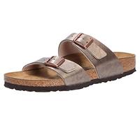 Birkenstock Damen Sydney, Birko Flor Sandal, Graceful Taupe Gold, 38 EU Schmal