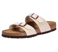 Birkenstock Damen Sydney Graceful Pearl White, Birko Flor Sandal, 42 EU