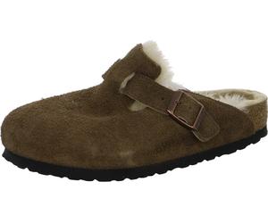 BIRKENSTOCK Damen Winterpantoffel 1032440 Boston Shearling dark tea normal 42 EU