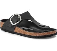 Birkenstock Damen Zehensandale Gizeh Big Buckle geöltes Naturleder Schwarz 39