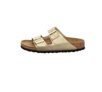 Birkenstock Damenschuhe Klassische Pantoletten Gold Gold - Gr. - 38
