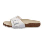 Birkenstock Damenschuhe Pantoletten Shiny Lizard White Shiny Lizard White - Gr. - 41