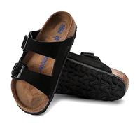 Birkenstock Femmes Arizona SFB Sandalen, Schwarz (Noir), 36 EU